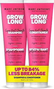 Marc Anthony Shampoo and Conditioner Gift Set, Grow Long Biotin - Anti-Frizz Deep Conditioner For Split Ends & Breakage - Vitamin E, Caffeine & Ginseng for Curly, Dry & Damaged Hair, 250ml (Pack of 2) - Amazon.ae Price Tracker