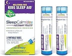 Boiron SleepCalm Kids Sleep Aid for Deep, Relaxing, Restful Nighttime Sleep - Melatonin-Free and Non Habit-Forming - 2 Count (160 Pellets) - Amazon.ae Price Tracker