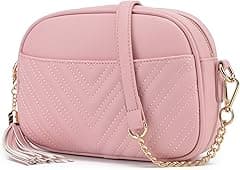 Lola Mae Quilted Crossbody Bag, Trendy Design Shoulder Purse - Amazon.ae Price Tracker