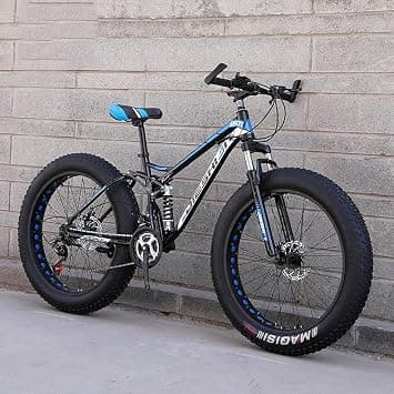 Mountain Bike 26" Fat Tire 7-Speed Full Suspension Dual Disc Brake Bicycle for Beach Cruiser - Amazon.ae Price Tracker