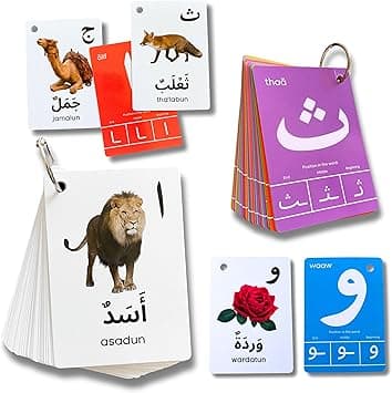 Arabic Alphabet Flash Cards for Kids Toddler and Adults, Arabic First Words, Letter Recognition, Homeschool Learning, Arabic Teacher - Amazon.ae Price Tracker