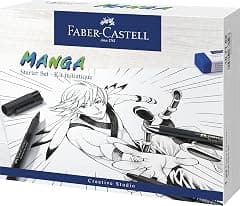 Faber-Castell Creative Studio Manga Starter Set, Multicoloured, For Art, Craft, Drawing, Sketching, Home, School, University, Colouring - Amazon.ae Price Tracker