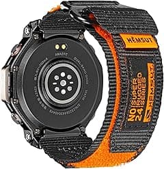 torbollo Armband Kompatibel mit Amazfit T-Rex 3, Rugged Nylon Uhrarmband Klettverschluss Ersatzarmband für T-Rex 3 Armbänder für Damen Herren - Amazon.ae Price Tracker