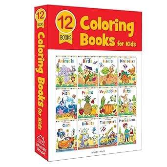 Colouring Books for kids (Pack of 12 Children ) - Amazon.ae Price Tracker