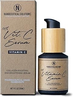 Nanoceutical Solutions NANO VITAMIN C SERUM Instant absorption, REDUCES fine lines, wrinkles. REVITALIZES dull and damaged skin. 30ml bottle (1 fl oz). - Amazon.ae Price Tracker