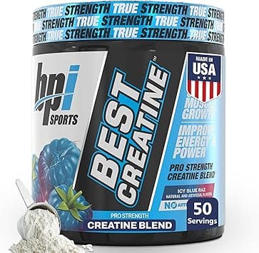 BPI Sports Best Creatine - Includes 6 Advanced Forms of Creatine - Supports Muscle Building and Post-Workout Recovery - Icy Blue Raz, 50 Servings - Amazon.ae Price Tracker