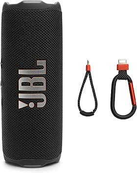 JBL Flip 7 - Portable Waterproof and Drop-Proof Speaker, Bold Pro Sound with AI Sound Boost, 16Hrs of Playtime, and PushLock System with Interchangeable Accessories (Black) - Amazon.ae Price Tracker