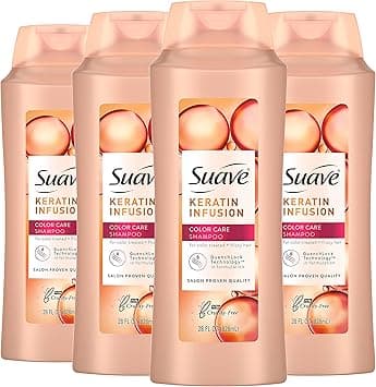 Suave Professionals Color Care Shampoo Shampoo for Color Treated Hair Keratin Infusion Color Protecting Shampoo, 28 Ounce (Pack of 4) - Amazon.ae Price Tracker