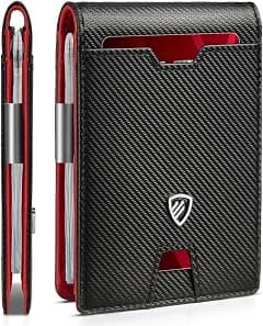 RUNBOX Top Layer Genuine Cowhide Leather Wallet for Men Slim Mens Wallet-Money Clip RFID Wallet-Gift Box, 1. - Amazon.ae Price Tracker