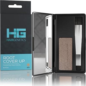 Hair Genetics Root Cover Up Hide Your Grey Hairs Roots NEW Mineral Powder, Quick and Easy Professional Natural looking Results Touch Up Powder Define and Fill in Eyebrows (Light Brown)… - Amazon.ae Price Tracker