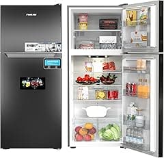 Nikai 700L Gross & 466L Net Double Door No Frost Top Mount Refrigerator, Digital Display, Silent & Energy Efficient, Inverter Compressor Big Fridge, Frost-Free, Best for Home & Kitchen - NRF701FSSINV - Amazon.ae Price Tracker