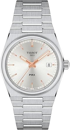 Tissot Unisex PRX 35mm 316L Stainless Steel case Quartz Watch, Grey, Stainless Steel, 11 (T1372101103100) - Amazon.ae Price Tracker