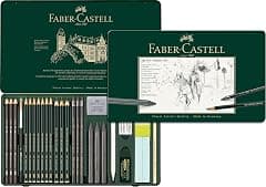 Faber Castell Set Pitt Graphite Pencil Tin 26-Pieces - Amazon.ae Price Tracker