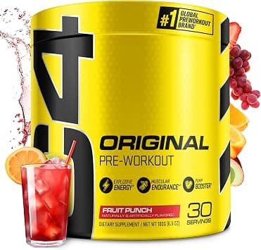 Cellucor C4 Energy Drink Pre Workout Supplement Powder for Men & Women - Fruit Punch - 30 Servings (Packaging May Vary) - Amazon.ae Price Tracker