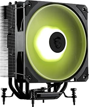 MSI MAG COREFROZR AA13 - ARGB CPU Air Cooler - LGA 1700/1851 / AM5/AM4 Compatible - 120mm ARGB PWM Fan - Direct Touch Heat-Pipes - Pre-Applied Thermal Paste - Black - Amazon.ae Price Tracker