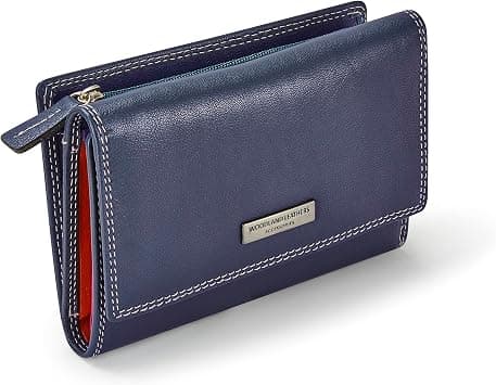 Woodland Leathers 100% Genuine Leather Ladies Purse and Wallet for Women, Multi Card Holder RFID Blocking Purses for Women with Coin Zipper Pocket and Cash Compartment - Amazon.ae Price Tracker
