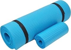 Everyday Essentials 1/2-Inch Extra Thick High Density Anti-Tear Exercise Yoga Mat with Knee Pad and Carrying Strap - Amazon.ae Price Tracker