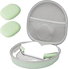 ProCase Airpods Max Case, Hard Travel Carrying Headphone Case with Silicone Earpad Cover & Mesh Pocket, Airpod Max Accessories Bag -Green - Amazon.ae Price Tracker