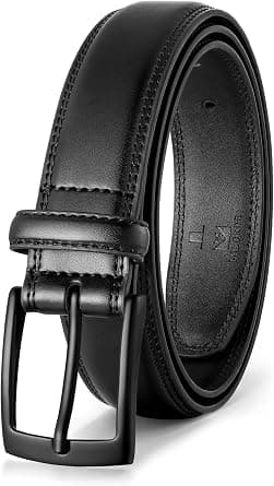 MILORDE Men's Genuine Leather Dress Belt, Handmade, 100% Cow Leather, Fashion & Classic Designs for Work Business and Casual - Amazon.ae Price Tracker