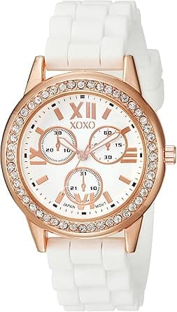 ACCUTIME XOXO XOXO XO8081 Analog Display Japanese Quartz Watch for Women's, White - Amazon.ae Price Tracker