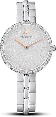Swarovski Women's Cosmopolitan Watch, White Swarovski Crystals with Gold-Tone Plated PVD and Stainless Steel with a Metal Strap - Amazon.ae Price Tracker