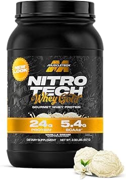 Muscletech Nitro Tech, Whey Gold, French Vanilla Creme, 2.20lbs (999g) - Amazon.ae Price Tracker