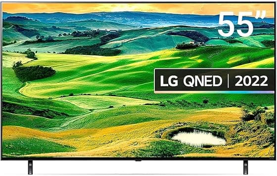 LG QNED Smart 4K TV 55 Inch QNED80 Series, Cinema Screen Design 4K Active HDR webOS22 with ThinQ AI, BLACK - Amazon.ae Price Tracker