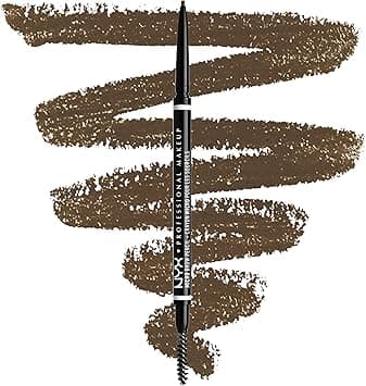 NYX Professional Makeup Micro Brow Pencil, Ultra-Fine, Dual-Ended, Precise Eyebrow Pencil with Retractable Tip and Spoolie Brush, Shade: Ash Brown (05) - Amazon.ae Price Tracker