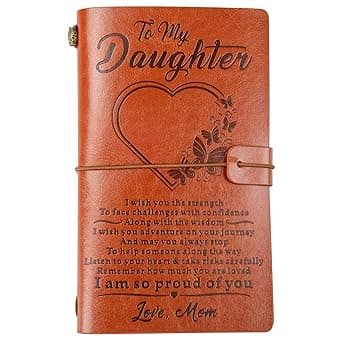 To Our Family Leather Journal from Family, Refillable Journal Notebooks, Travel Diary Anniversary Wedding Birthday Gift (To Daughter Gift from Mom) - Amazon.ae Price Tracker