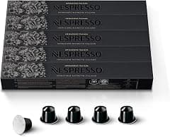 Nespresso Original – Bundle of 50 Ristretto Coffee Capsules – Intensity 10 – For Ristretto & Espresso – (5 Cases of 10) - Amazon.ae Price Tracker