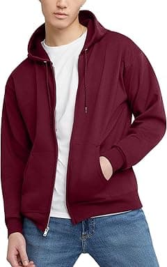 Hanes Men's EcoSmart Fleece Full-Zip Hoodie Sweatshirt - Amazon.ae Price Tracker