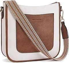 BOSTANTEN Crossbody Bags for Women Trendy Vegan Leather Hobo Handbags Fashion Shoulder Bags Purse with Adjustable Guitar Strap - Amazon.ae Price Tracker
