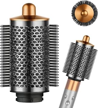 Large Round Volumizing Brush for Dyson Airwrap Attachments,Bigger Oval Round Brush Attachment for Dyson Air Wrap, Fluff up and Volumize for Styling - Amazon.ae Price Tracker