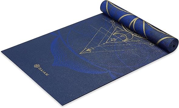 Gaiam Yoga Mat - Premium 6mm Print Reversible Extra Thick Non Slip Exercise & Fitness Mat for All Types of Yoga, Pilates & Floor Workouts (68" x 24" x 6mm Thick) - Amazon.ae Price Tracker