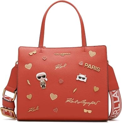 Karl Lagerfeld Paris Maybelle Satchel Handbag - Amazon.ae Price Tracker