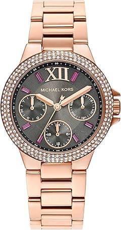 Michael Kors Women's Camille Multifunction Rose Gold-Tone Stainless Steel Watch (Model: MK6983) - Amazon.ae Price Tracker
