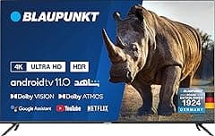 Blaupunkt 65 Inch TV 4K-UHD Smart TV Android TV 11 Dolby Vision Dolby Atmos MEMC 16GB Memory Wi-Fi Bluetooth 5.0-65UBC6000D - Amazon.ae Price Tracker