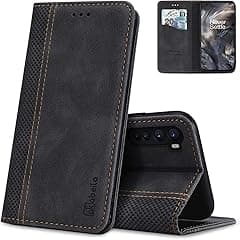 AKABEILA Case for OnePlus Nord 4 Case PU Leather Flip Wallet Case with Magnetic Closure Kickstand Card Slots Folio Phone Case Cover Shockproof 6.74 Inch Black - Amazon.ae Price Tracker