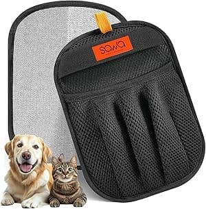 SAWA Pet Hair Removal Glove for Cats & Dogs, Upgraded Five-Finger Electrostatic Pet Hair Gloves, Reusable Magic Brush Pet Hair Remover Tool for Clothing, Couch, Carpet, Car Seat - Amazon.ae Price Tracker