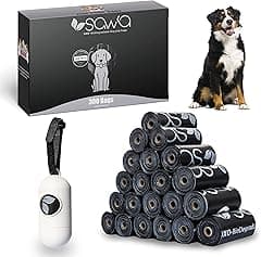 SAWA Dog Poop Bags, Lavender Scented with Dispenser 20 Rolls 300 Pack of Thick Poo Bags and Leash Clip for Doggy Cat Puppy Large Biodegradable leak Proof Eco- Friendly Dog Waste Bags, Pet Dog Supplies - Amazon.ae Price Tracker