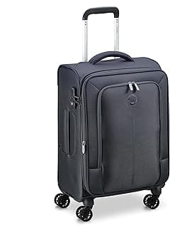Delsey Caracas 55cm Softcase 4 Double Wheel Expandable Cabin Trolley Black - 00390780100E9 - Amazon.ae Price Tracker