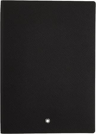 Montblanc Notebook Black Lined #146 Fine Stationery 113294 – Elegant Journal with Leather Binding and Ruled Pages – 1 x (5.9 x 8.2 in.) - Amazon.ae Price Tracker