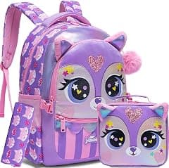 Kids Backpacks for Girls School Bag with Lunch Box School Backpack for Girls Set Cute Bookbag for Kindergarten - Amazon.ae Price Tracker