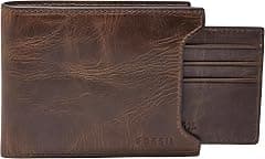 Fossil Men's Neel Leather Bifold Wallet - Amazon.ae Price Tracker