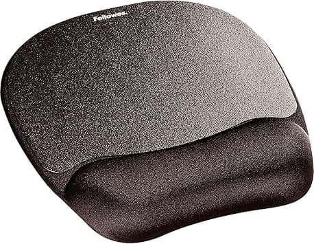 Fellowes Memory Foam Mouse Pad/Wrist Rest, Black - Amazon.ae Price Tracker