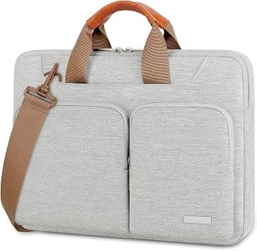 Lacdo 360ยฐ Protective Laptop Shoulder Bag, 14 inch Computer Bags for 14 inch MacBook Pro M5 Pro/Max A3426 A3427 (2026), M5/M4/M3/M2/M1 A3434 A3112 A3401 A3185 A2918 A2992 2025-2021 Messenger Bag,Gray - Amazon.ae Price Tracker