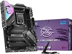 MSI MPG Z790 Carbon WiFi II Gaming Motherboard (Supports 12th/13th/14th Gen Intel Processors, LGA 1700, DDR5, PCIe 5.0, M.2, 2.5Gbps LAN, USB 3.2 Gen2, Wi-Fi 7, ATX) - Amazon.ae Price Tracker