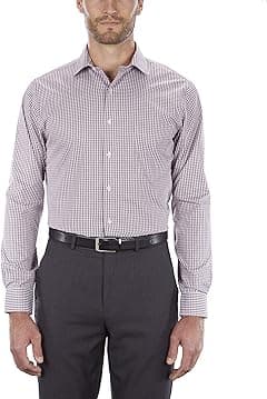 Van Heusen Men's Dress Shirt Regular Fit Flex Collar Check - Amazon.ae Price Tracker