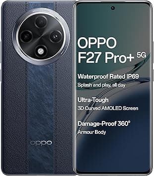 OPPO F27 Pro+ 5G (Midnight Navy, 8GB RAM, 256GB Storage) | 6.7" FHD+ AMOLED Toughest 3D Curved Display|64MP AI Featured Camera|IP69 | 67W SUPERVOOC| with No Cost EMI/Additional Exchange Offers - Amazon.ae Price Tracker