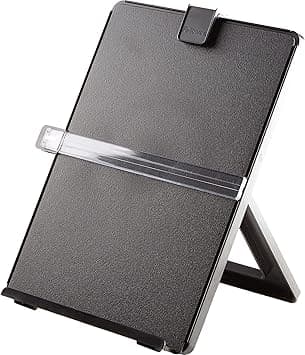 Fellowes Letter Sized Non-Magnetic Copyholder, Black (21106), 7.38 x 10.13 x 11.25 inches - Amazon.ae Price Tracker